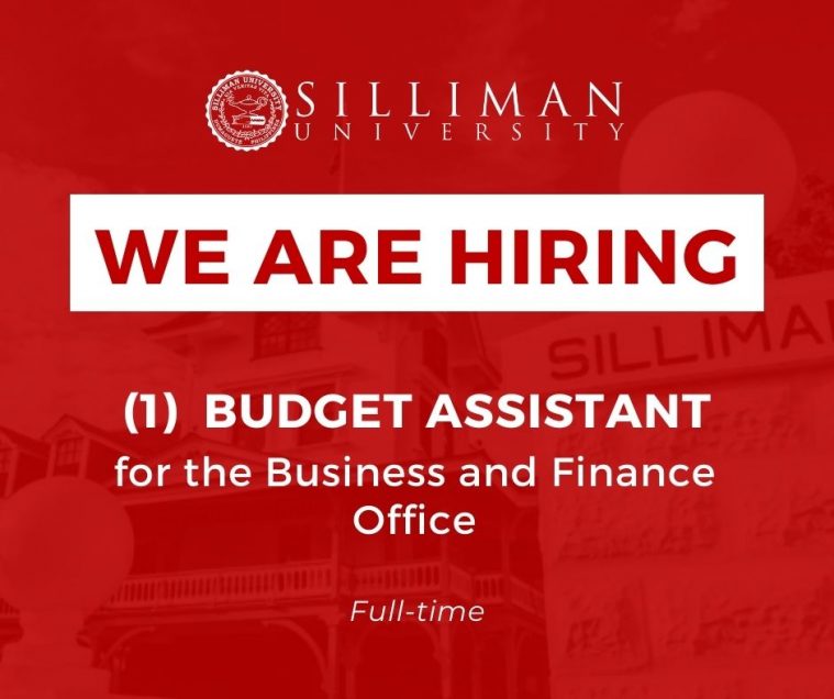 Job Opening: Budget Assistant for the Business and Finance Office